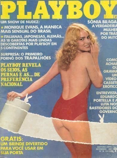 Vera Morgari pelada na playboy – Setembro de 1981