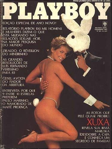 Xuxa Meneghel pelada na playboy – Dezembro de 1982