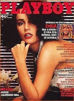 Reny de Oliveira Emilia pelada na playboy – Março de 1984