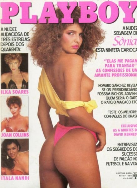 Sônia pelada na playboy – Junho de 1984