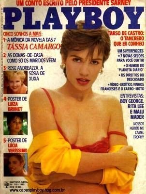Tassia Camargo pelada na playboy – Junho de 1985