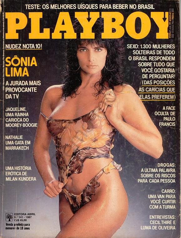 Sonia Lima pelada na playboy – Abril de 1987
