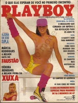 Márcia Rodrigues pelada na playboy – Outubro de 1989