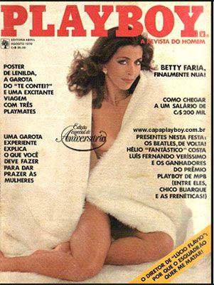 Betty Faria pelada na playboy – Agosto de 1978