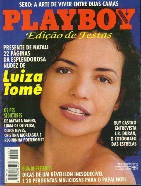 Luiza Tomé pelada na playboy – Dezembro de 1993