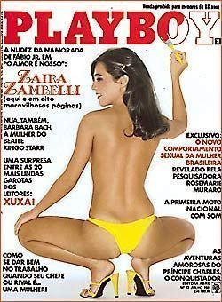 Zaira Zambelli pelada na playboy – Julho de 1981