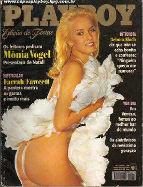 Mônia Vogel pelada na playboy – Dezembro de 1996