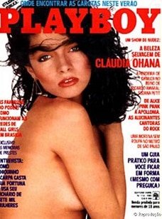 Cláudia Ohana pelada na playboy – Fevereiro de 1985