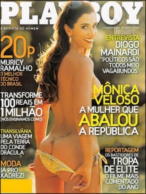 Mônica Veloso pelada na playboy – Outubro de 2007