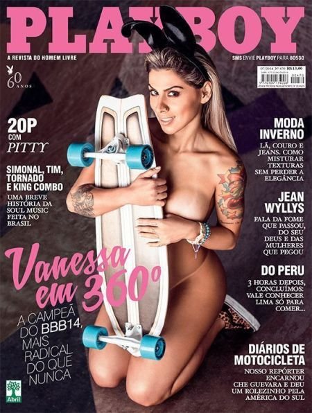 Vanessa Mesquita pelada na playboy – Julho de 2014