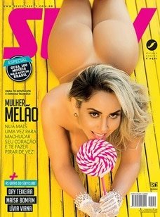 Mulher melão nua pelada na revista sexy de junho 2017