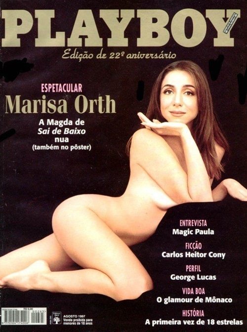 Marisa Orth pelada na revista playboy