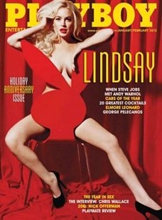Lindsay Lohan pelada na Playboy USA